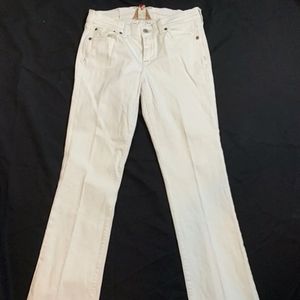 Lucky brand women's 2/26 white jeans